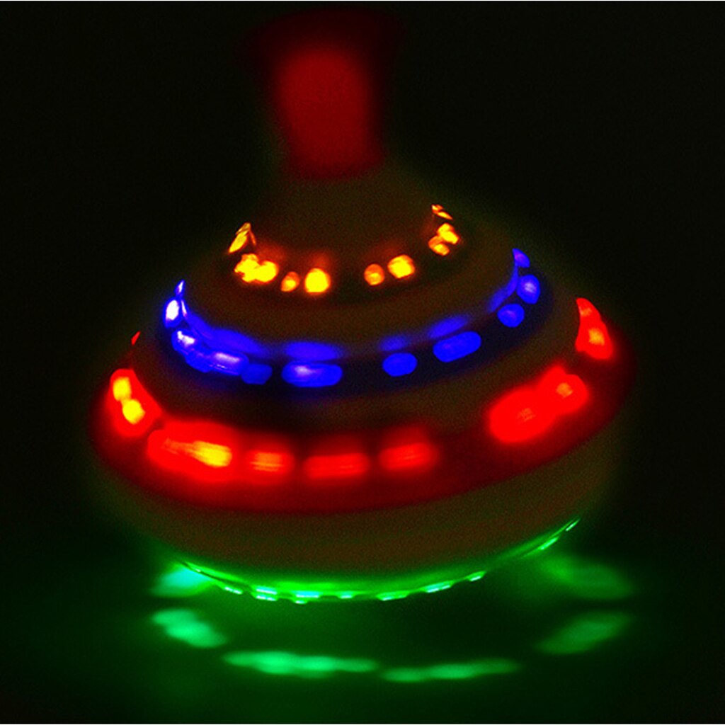 Magic Gyroscoop Gyro Spinning Top Speelgoed Kinderen Met Led Flitslicht Muziek