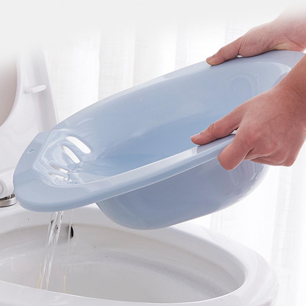 Excelente lavabo de baño de gran capacidad, lavabo para el cuidado del inodoro, para bañera de pacientes, 3 colores
