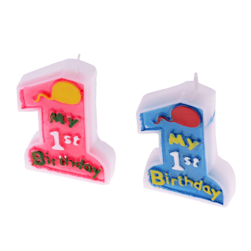 Number Birthday Candles 1 2 3 4 5 6 7 8 9 0 Gold Sliver Kids Birthday Candles for Cake Party Supplies Decoration Cake Candles