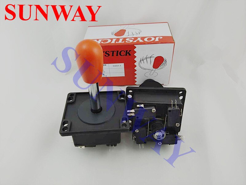 8 way Spanish style Joystick Black/red balltop with zippy microswitch for arcade game machine parts