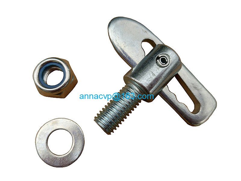Sujetador para puerta trasera de remolque, caja de herrajes para camión, Perno, piezas de remolque, M12 x 25mm