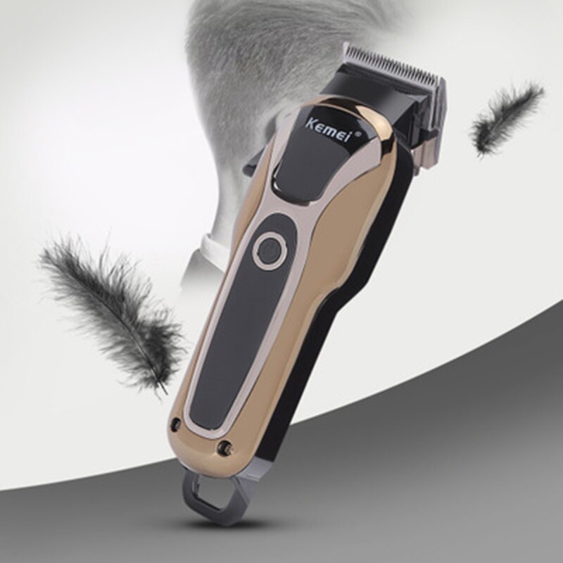 Kemei Km-1990 100-240V Rechargeable Hair Trimmer Hair Clipper Hair Shaving Machine Hair Cutting Beard Electric Ra