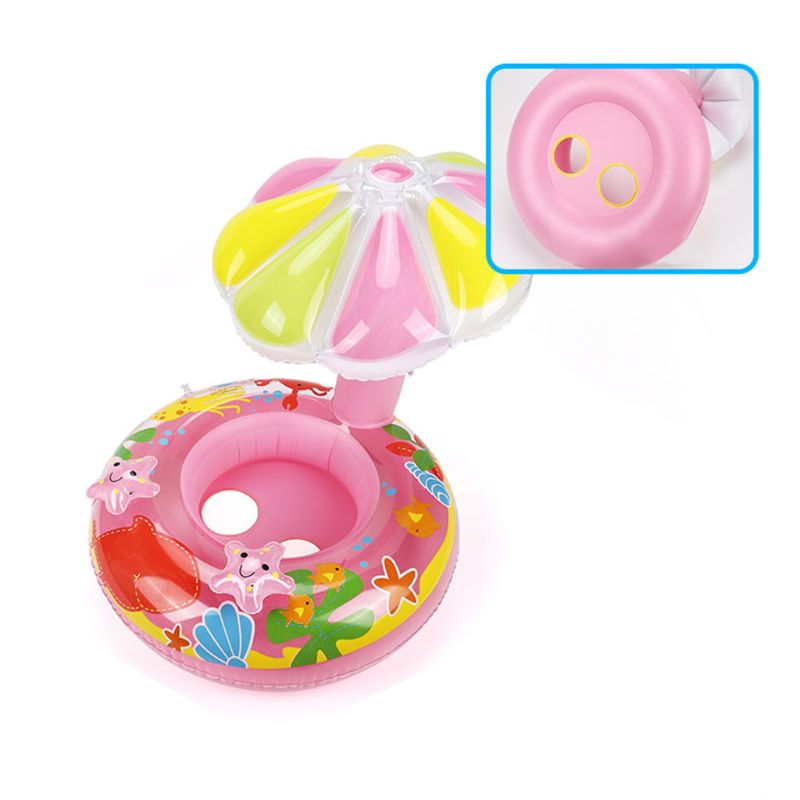 Baby Floats Swim Mushroom Seat Ring Summer Out Pool Toy Thicken Swimming Tube