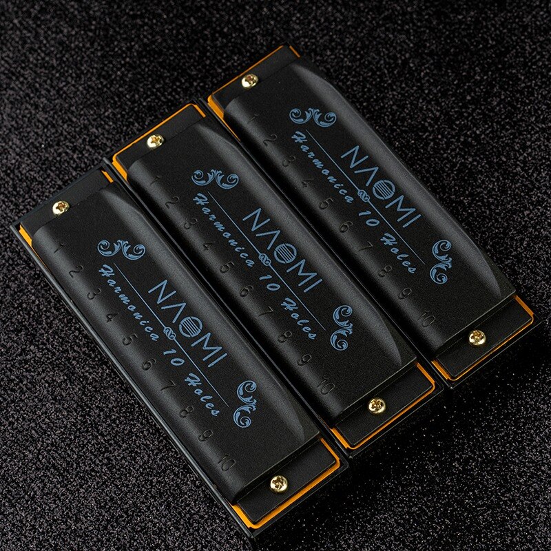 Naomi Piemonte Blues Harmonica Set - 3 Piece with Case