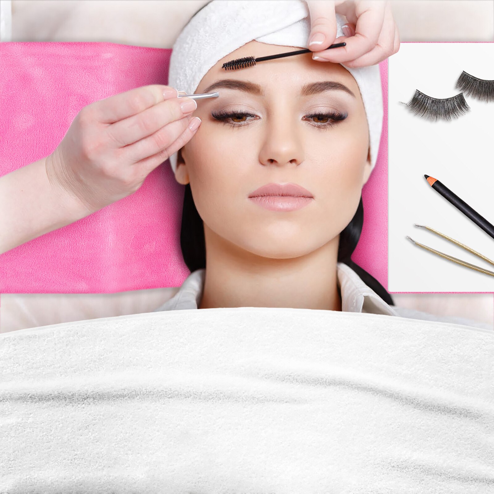 Aankomst Wimper Extension Kussen U-Vorm Ergonomische Curve Stretch Stof Hals Ondersteuning Schoonheidssalon