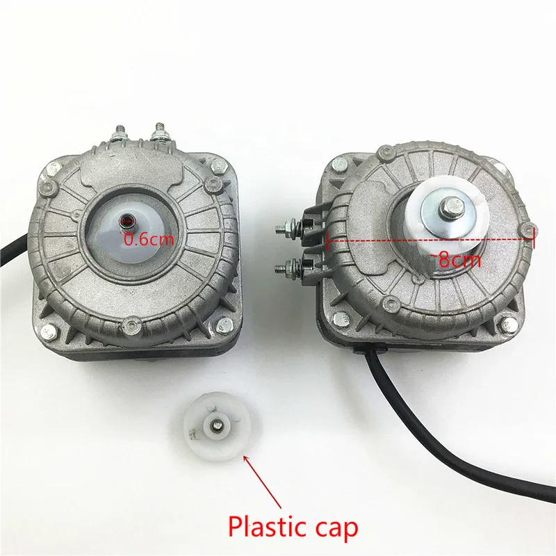 Shadow pole motor asynchronous refrigerator motor freezer motor wind condenser fan motor replacement parts 220v 25/35/40/60W