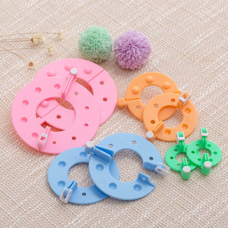 READAEER Ronde Breien weefgetouwen Set Craft Kit Tool met Haak Naald en Pompom Maker