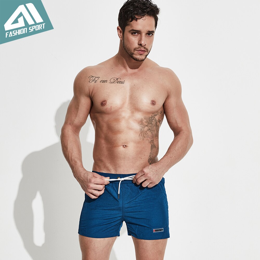 Desmiit-pantalones cortos deportivos para hombre, Shorts masculinos de secado rápido con forro de Surf, ligeros para el hogar, para playa y verano, DT69