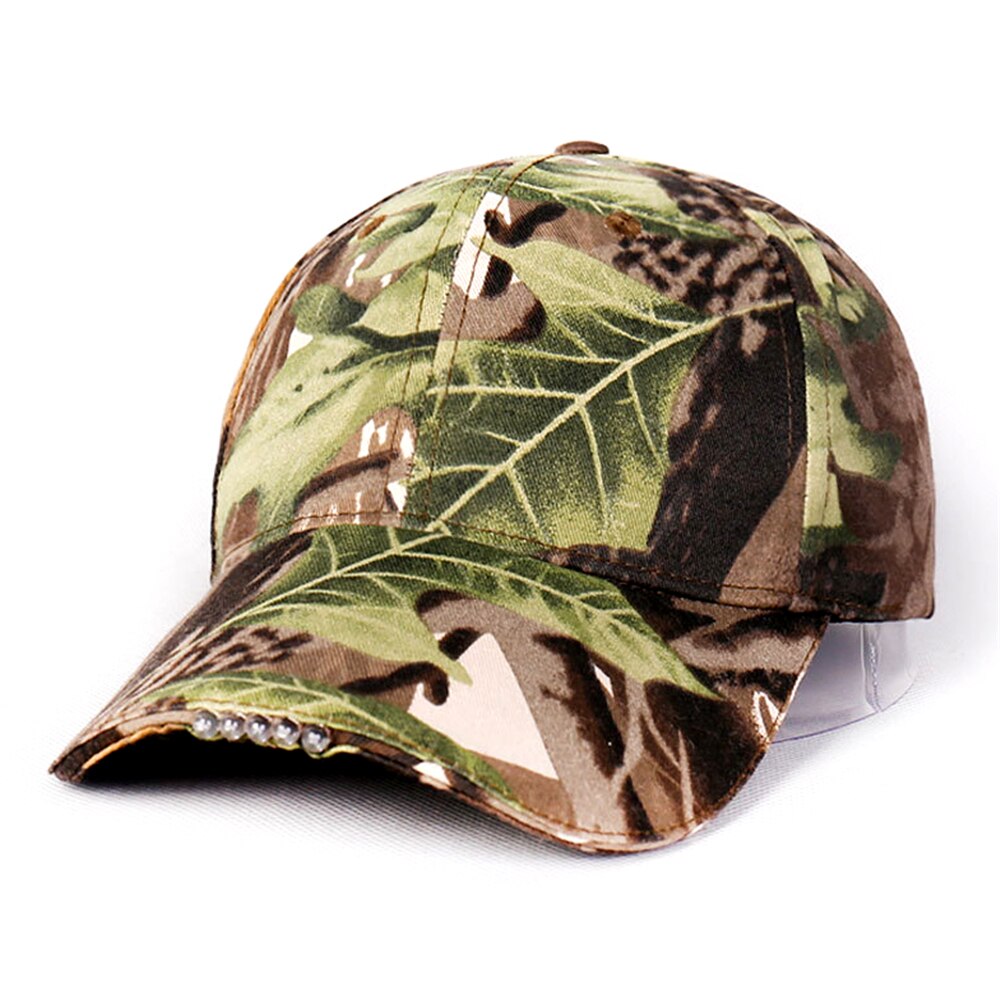 Casquette réglable pour escalade, chapeau à piles, avec lampe de poche, pour pêche, Jogging, Baseball, randonnée