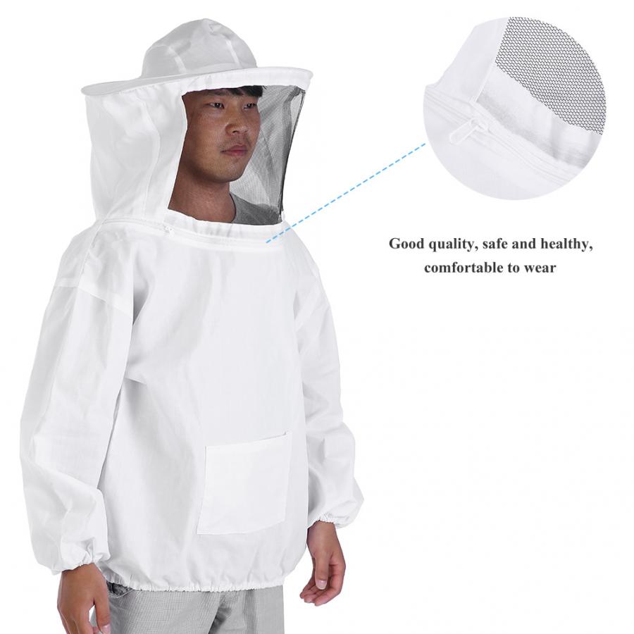 Biavl beskyttelsesjakke jakkesæt biholdning biavler udstyr fuldkropsbi fjerner handsker