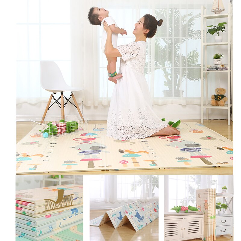 XPE dziecko mata do zabawy mata dla niemowlęcia dwustronna dywan dla dziecka dywan mata rozwojowa dla dzieci Pad do grania w przedszkolu aktywność siłownia