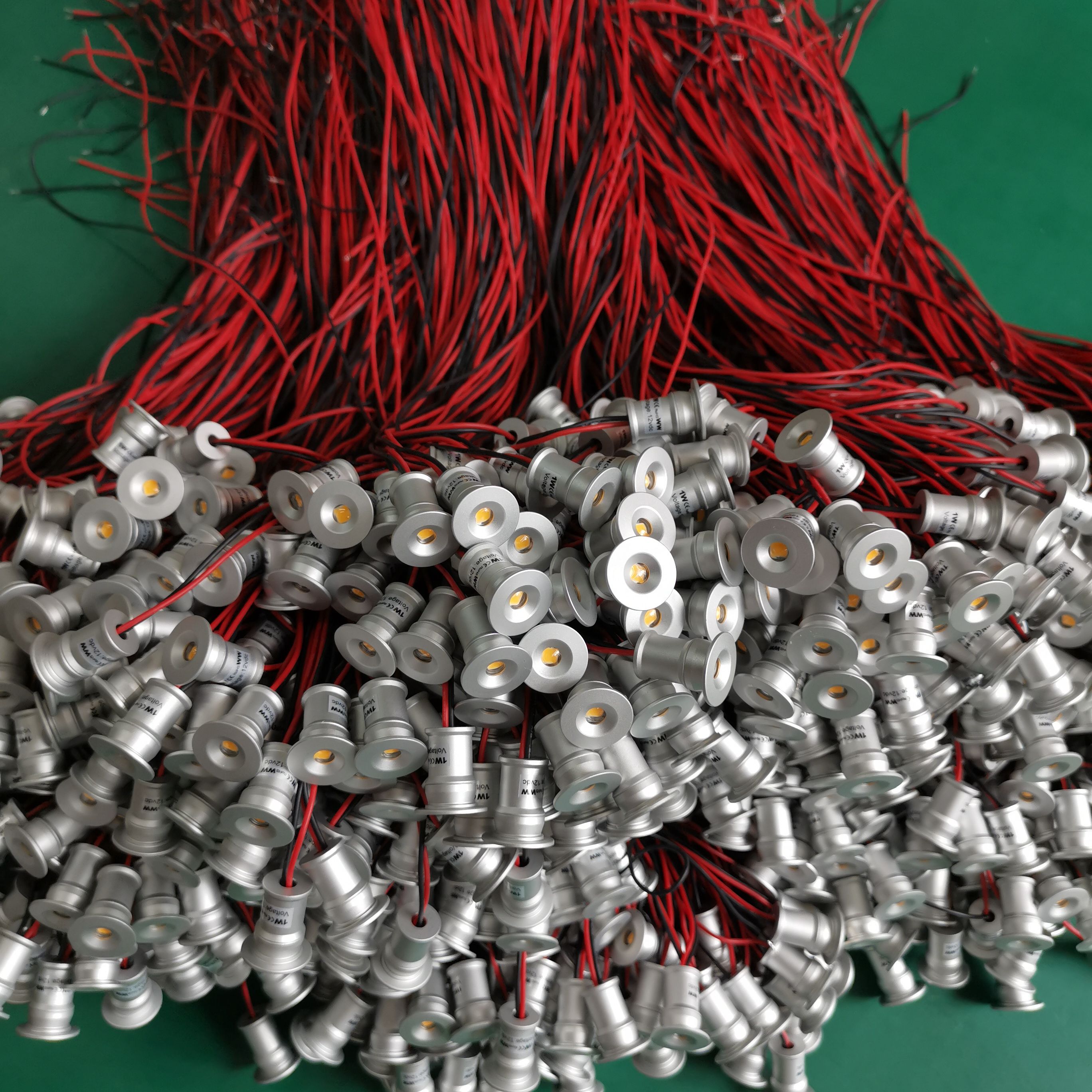 DC12V, 1W, black, mini spotlight, mini star light, mini downlight, 9 lights plus drive,30 angle