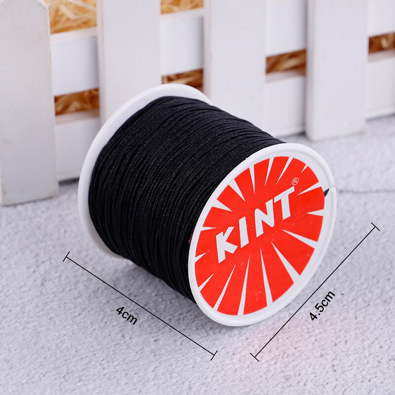 Nylon Cord Chinese knot macrame rattail bracelet braided string DIY Rope Bead Necklace Bracelet Jewelry Making 45m/0.8MM