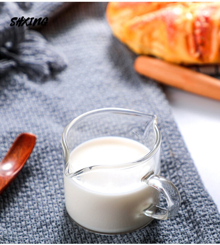 Italy Espresso Cup Glass Coffee Cup Heat Resistant Glass Measuring Cup Oz Iced Coffee Cup Latte Cup for Coffee Machines