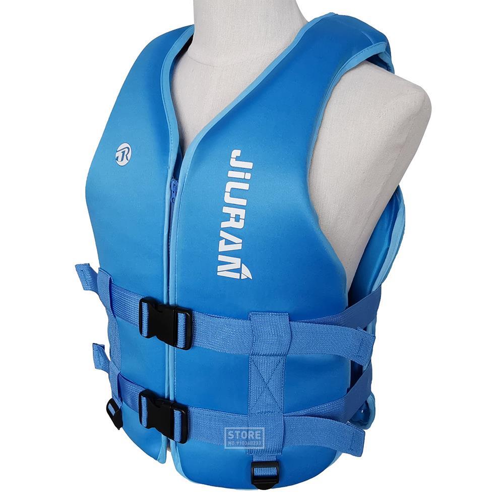 Kamizelka ratunkowa dla dorosłych kamizelka surfingowa kajak Wakeboard kamizelka ratunkowa tratwa motorówki łódź ratunkowa Surfting Jet Ski sporty wodne pływanie Rescue: Q0129 Blue / XS