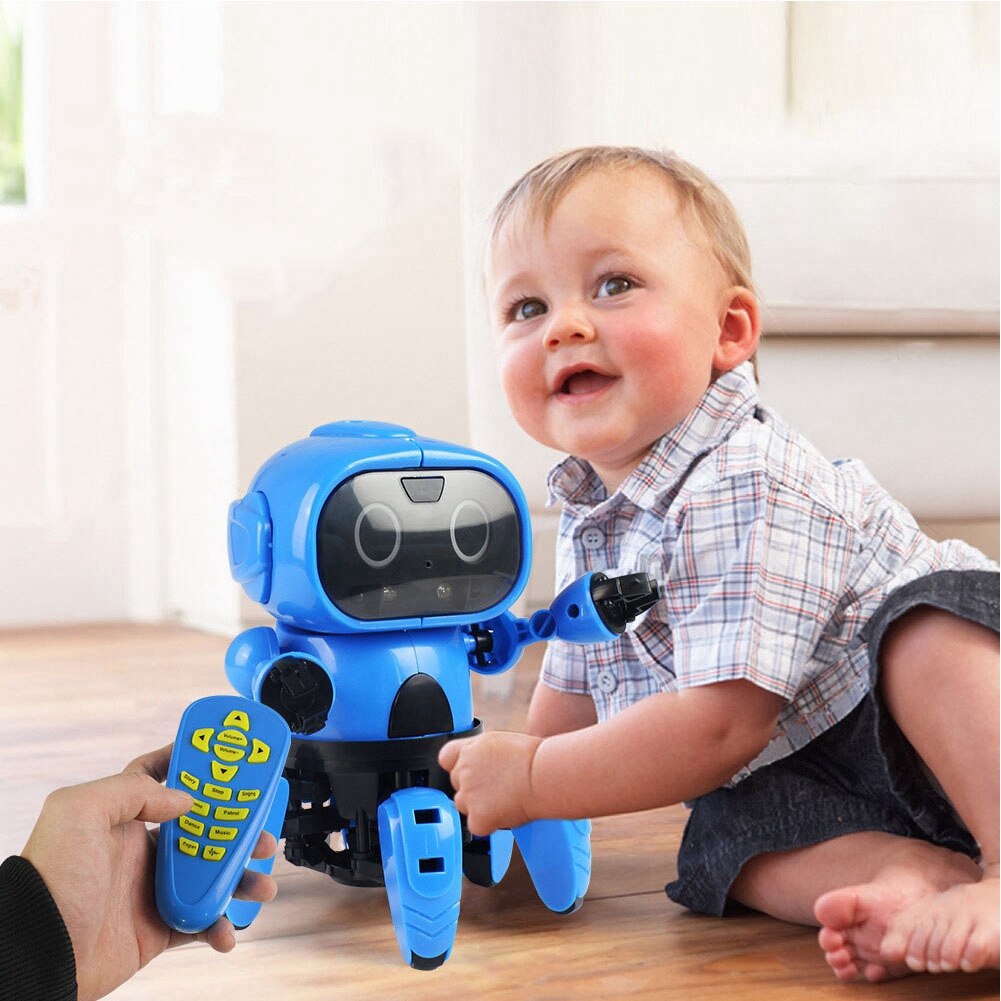 Upgrade Remote Control Infrared Obstacle Avoidance Gesture Sensing Following Toy Robot Toys For Children