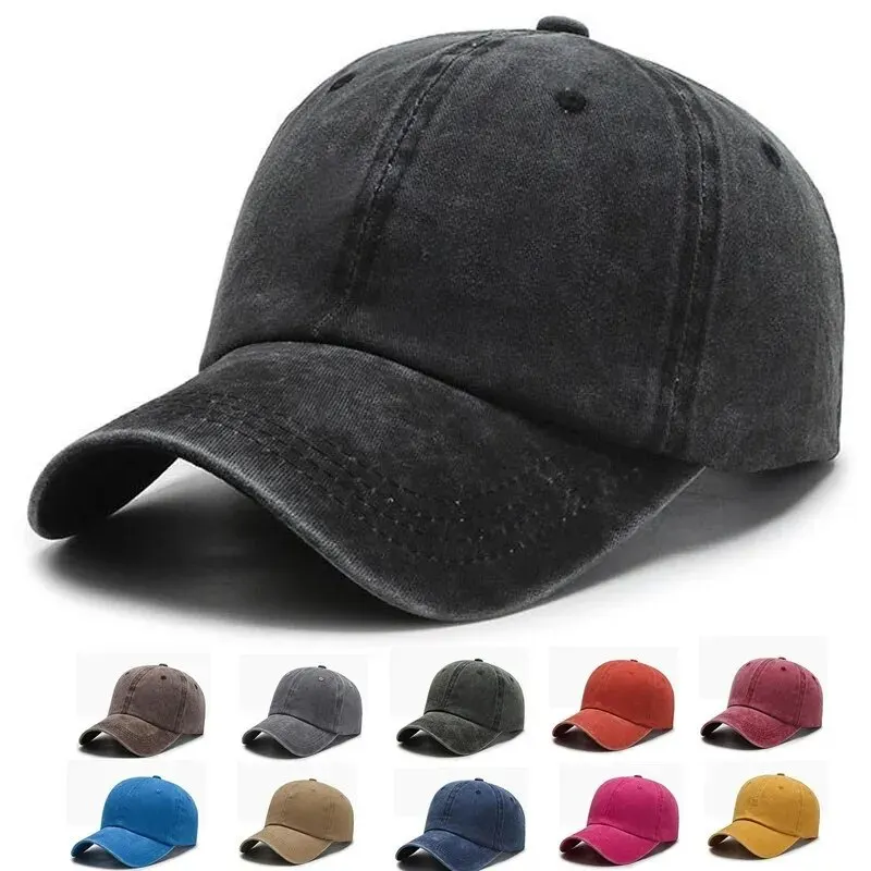 Solid Baseball Caps for Men Cap Streetwear Style Women Hat Snapback Casual Cap Casquette Dad Hat Hip Hop Cap