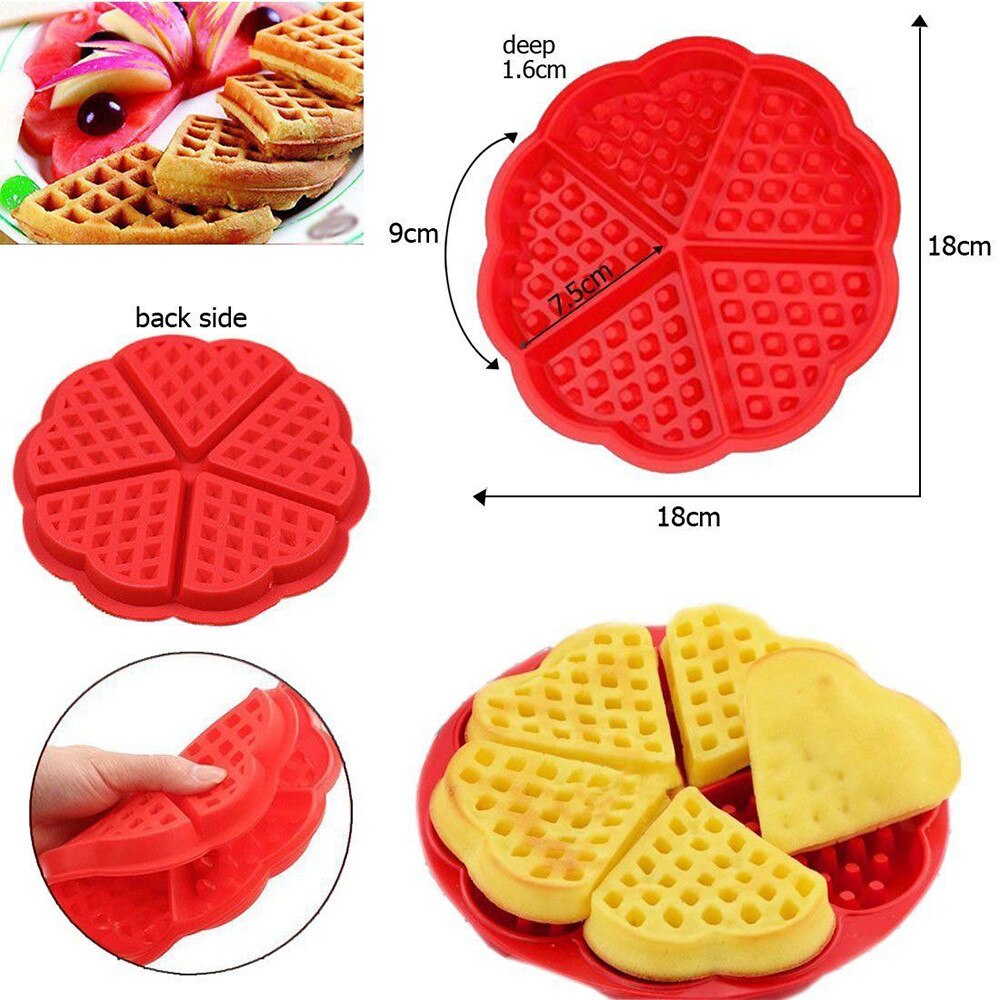 Wafelijzer Oven Wafels Mold Lade Siliconen Mould Pan Cookies Cakevorm Bakvormen DIY Craft Donuts Maker Keuken Accesssories