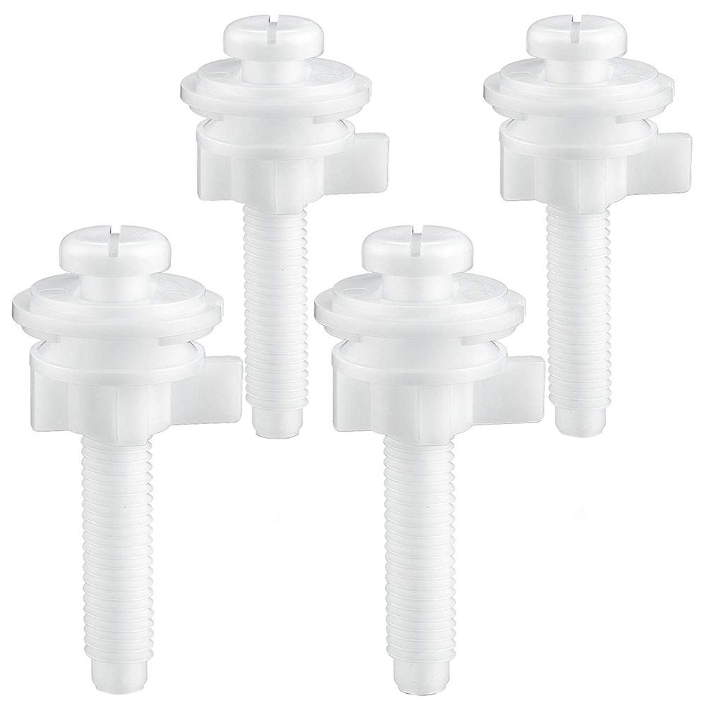 4pcs Toilet Screw Accessories Toilet Seat Lid Screw Fixators Toilet Accessories