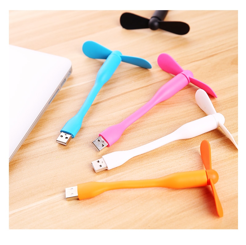 Flexible Portable Flexible Mini USB Bendable removable USB Cooler Gadgets Low power Powerbank PC laptop Iphone USB Fan