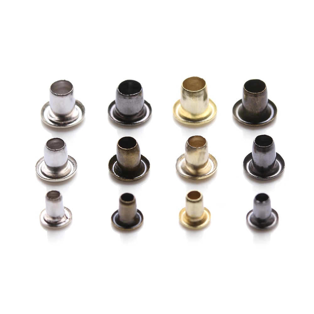 Mini botones de ojal PARA CINTURÓN DE DIY para muñecas, hebilla de Metal a presión, bolso con botones, accesorios de costura para ropa, 1,5/2,0/2,5mm, 50 Uds.