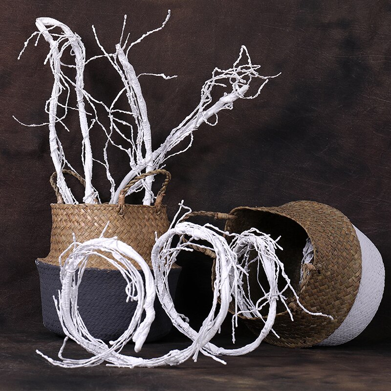 Árboles artificiales de 300CM, ramas de tronco, plantas, ramitas para colgar en la pared, Liana de seda de ratán, flor Flexible, vid, decoración para el hogar, boda y jardín