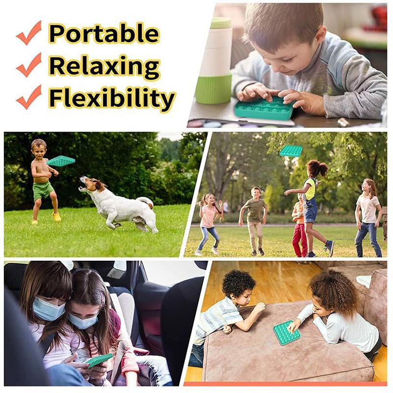 Pop It Push Bubble Fidget Toys Adult Stress Relief Toy Antistress PopIt Soft Squishy Anti-Stress Anti Stress Box Poppit