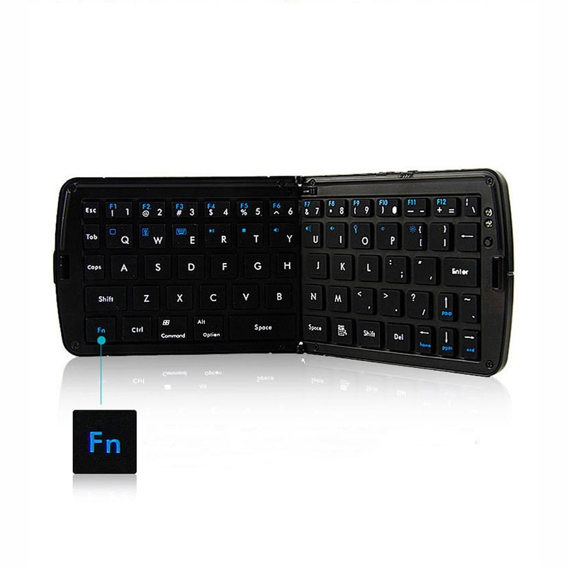 Bluetooth Faltbare Mini Tastatur für praktisch Tablette Pad Laptop Clever TV Weiß Schwarz Tragbare Tastatur Fenster Android IOS