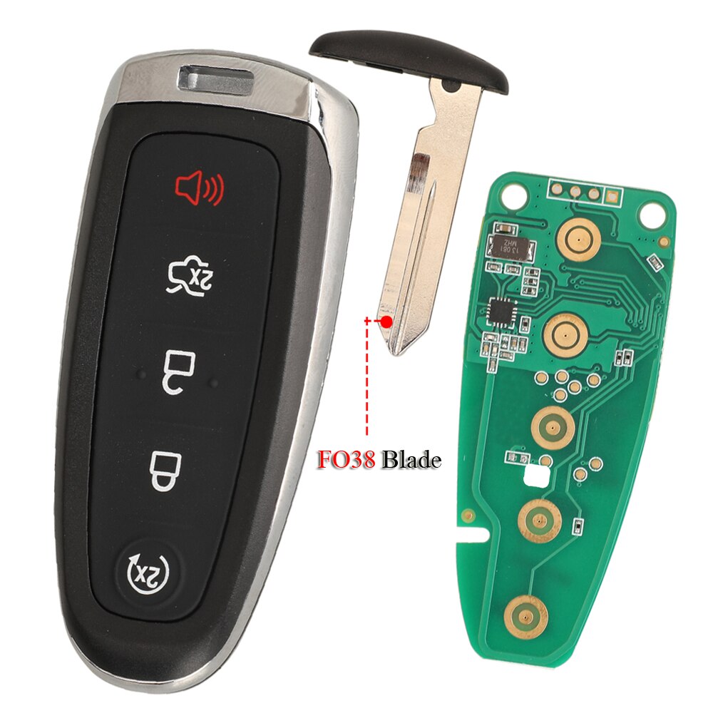 Intelligente autosleutel voor MINI Cooper/Clubman F-serie (F55/F56) 2014-2018, 433MHz ID49 transponder, model: NBGIDGNG1 (433 MHz-3B