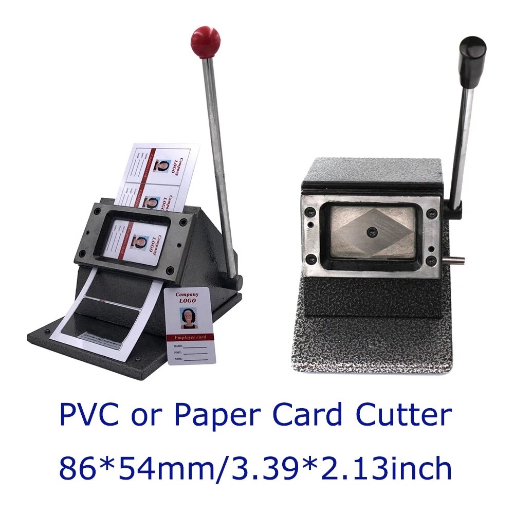 Heavy-Duty 86*54mm Paper Business Card /PVC Card Die Cutter Credit Die Punch Cutter