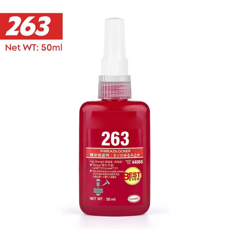 50 ml Schroefdraadborgmiddel Schroeflijm Snel genezen Draadborgmiddel Anaërobe lijm Corrosiebestendig Anti-losdraaien Lijm: green