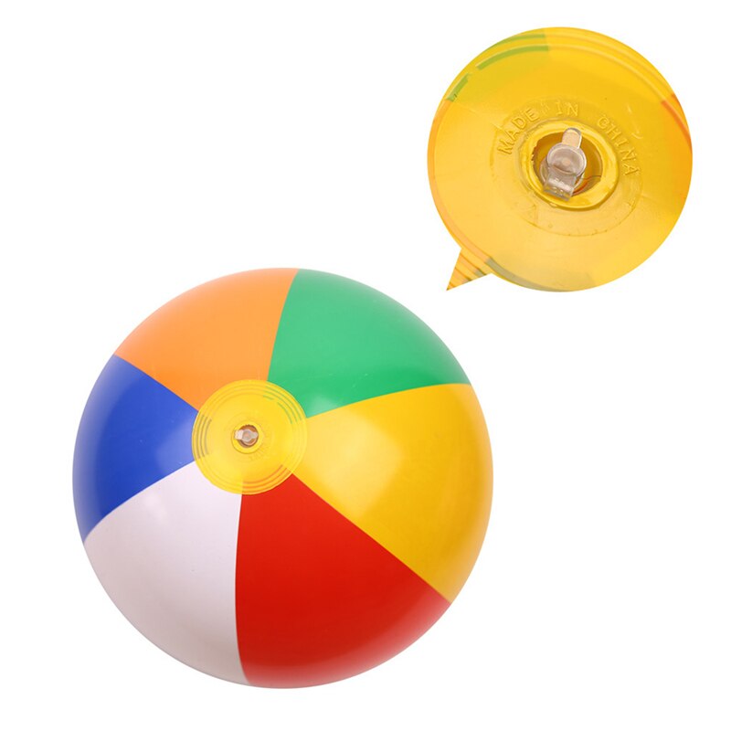 Outdoor Activitie Inflatable Beach Ball PVC Water Balloons Rainbow-Color Balls Summer Beach Swimming Toys for Adults /Kids