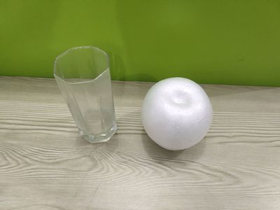 Polystyren styrofoam skum stort eple modell julaften halloween dekorasjonsmaterialer diy håndlagde møbler forsyninger