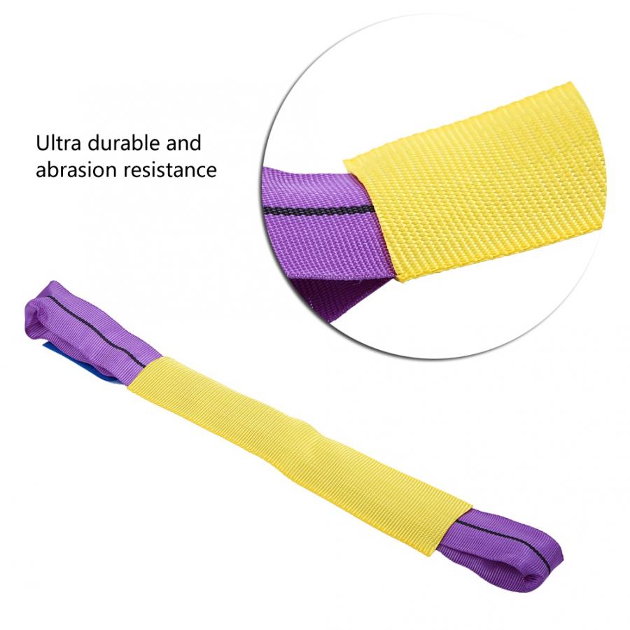 4pcs Recovery Alloy Wheel Securing Link Straps Trailer Transporter Yellow/Purple araba aksesuar strap
