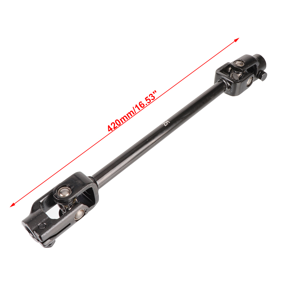30T Steering Column U joints Shaft 300mm 320mm 420mm Power Steering Gear Rack Pinion Fit For DIY Go Kart ATV UTV Buggy Quad Bike: black