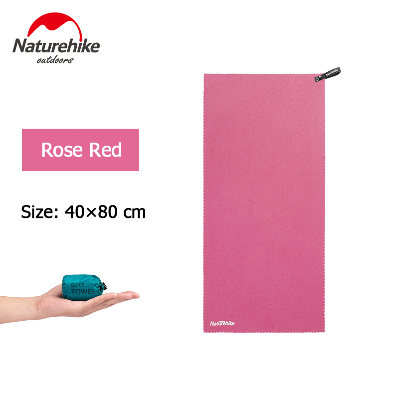 Naturehike Strand Handtuch Mikrofaser Handtuch Außen Schnell Trockenen Handtuch Schwimmen Schlecht Handtuch Fitnessstudio Yoga Handtuch Ultraleicht Reise Handtuch: rose rot-40x80cm