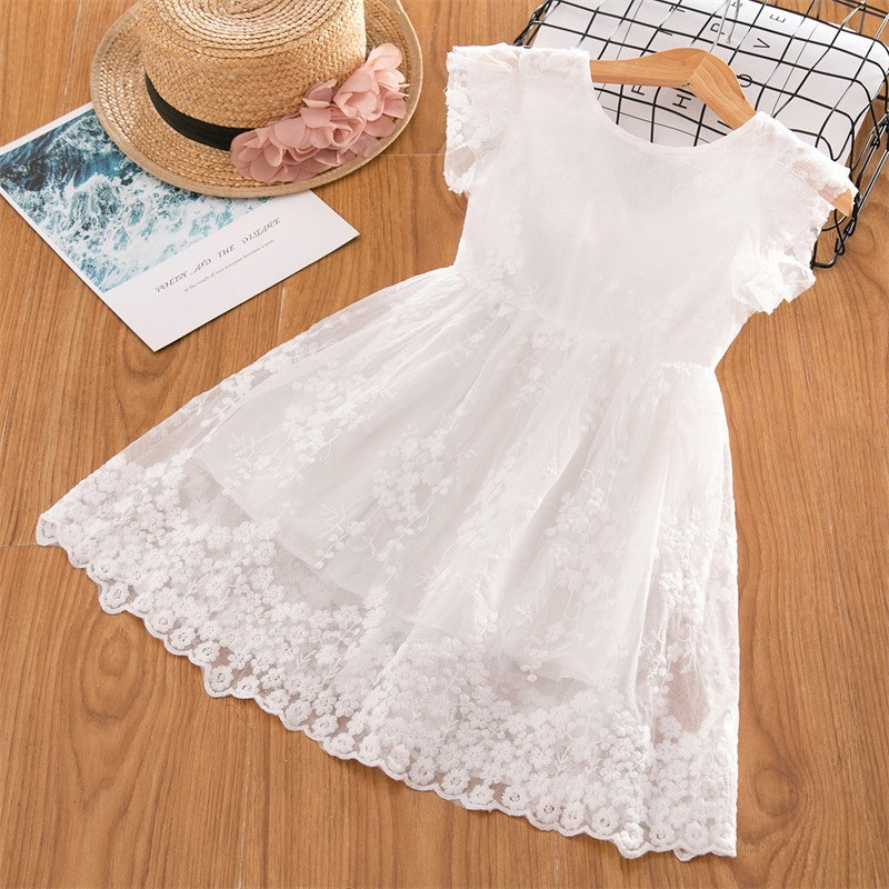 Cute Tulle Flower Girl Party Dress for Kids