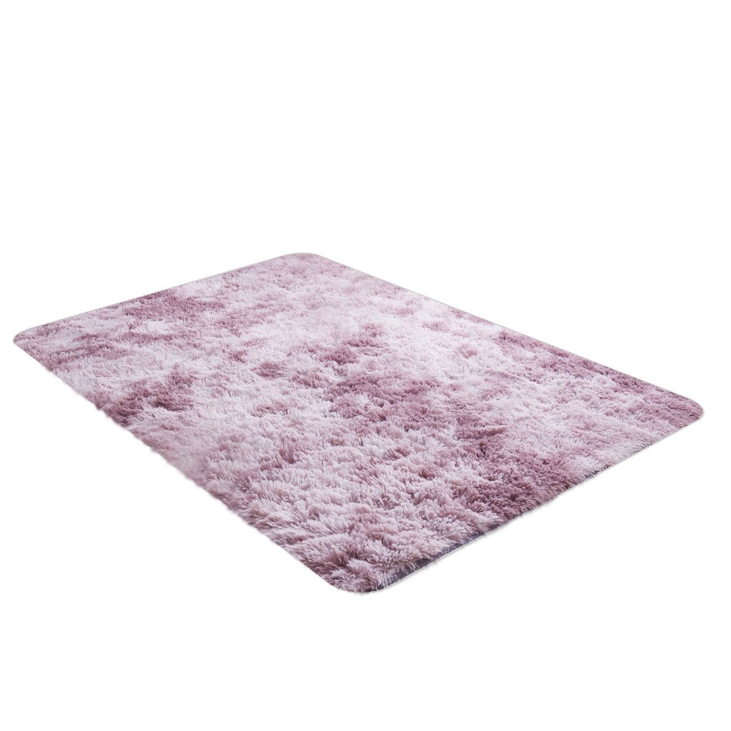 2021top home decor Ultra Soft Modern Area Rugs Shaggy Nursery Rug Home Room Plush Carpet Decor: Pink