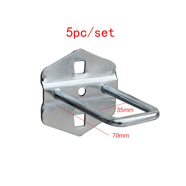 Wall-Mounted Hole board hook Hardware Tool Storage rack toolbox Hanging board Tool Storage Angle Grinder organize Box: C