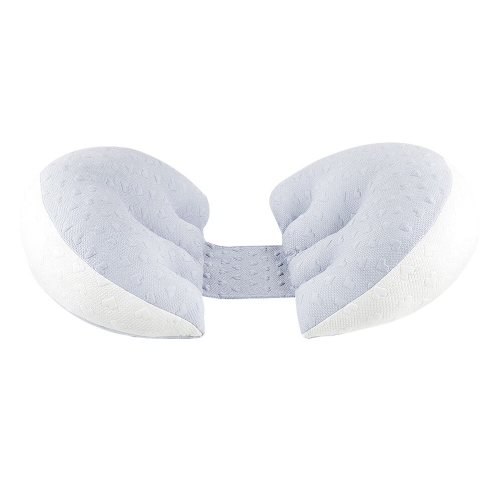 Oreiller de soutien latéral multifonction en forme de U pour grossesse, coussin de soutien pour le ventre et le dos: E