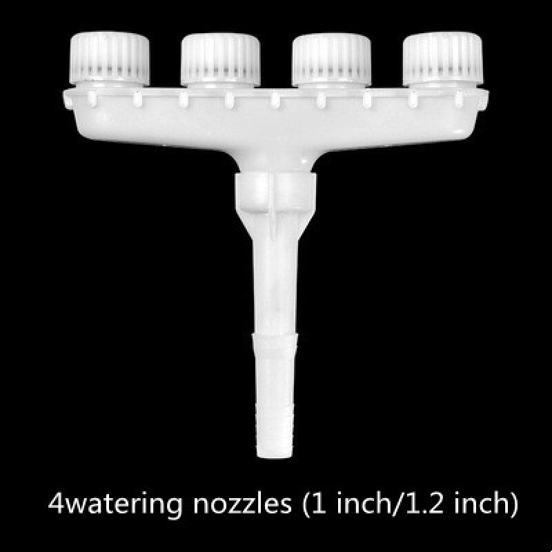 Agricultural plastic atomized sprinkler large flow sprinkler for greenhouse nursery garden watering vegetable sprinkler: Four heads