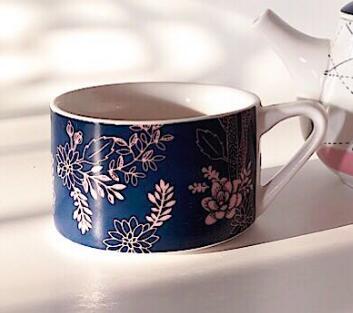 ceramic one person cup pot mother pot cup stack pot coffee pot flower teapot cafe restaurant casual bar N361: Teacup 170ml