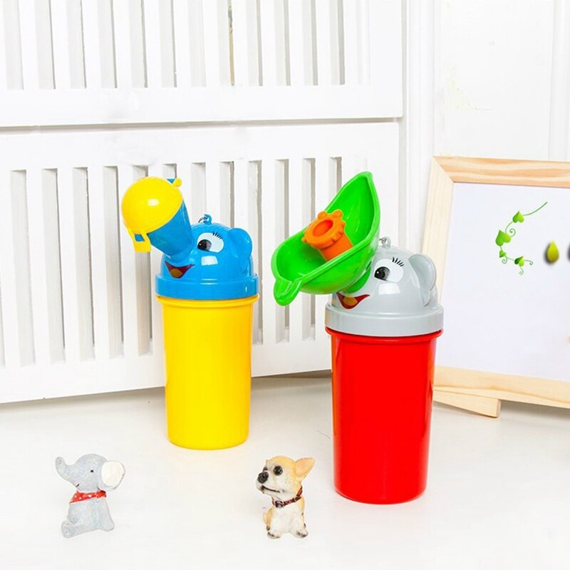 Portable Potty Training Urinal Emergency Toilet for Baby Boys and Girls,Yellow,Red,2 Pack