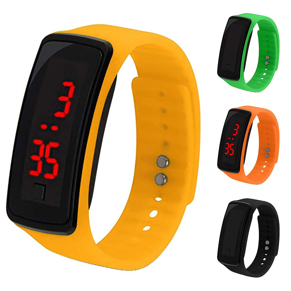 Kinderen student elektronische led sport siliconen horlogeband polshorloge mannen en vrouwen mannelijke en vrouwelijke studenten siliconen horloges