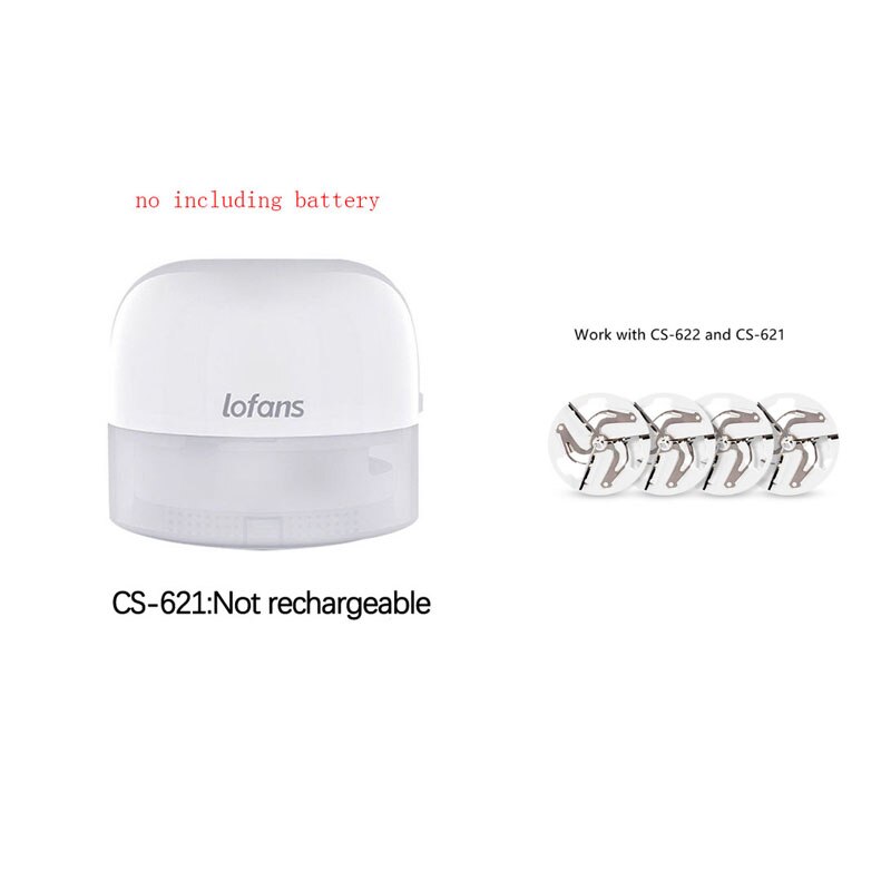 Lofans originais CS-622 cabelo bola aparador de fiapos removedor cortadores roupas portáteis hairball remoção máquina barbear: CS621 with head