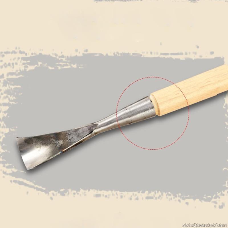 45 # Staal Diepe Ronde Carving Beitel Graveren Tool Houtbewerking Hand Beitel Compact Houtsnijwerk Mes Voor Beginners