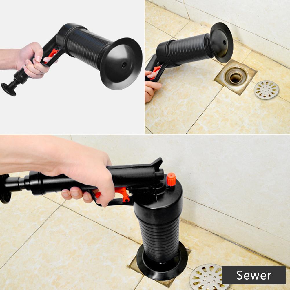 Toilet Lucht Pomp - Hoge Druk Afvoer Ontstopper - Handmatige Gootsteen Plunger voor Badkamer Leidingen