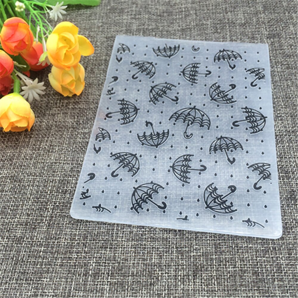 Diy Paraplu Embossing Mappen Collectie Van Wit Mappen Voor Scrapbook Map Voor Scrapbook Diy Album Card Plastic Template