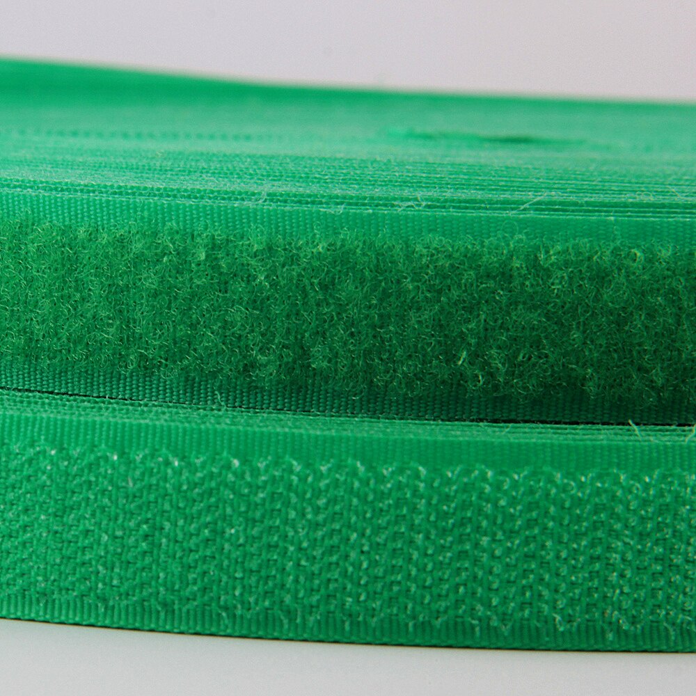 20mm*25 Yard Colorful Velcro Nylon Hook and Loop Tape Adhesive Fastener Sticke No Glue Garment Clothing Sewing Accessories