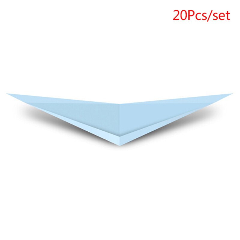 20pcs Never Falling Surfing Paper Aircraft Toy Hand Throw Glider Educational Toys